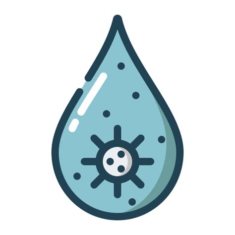 Icono de Agua contaminada Generic Blue