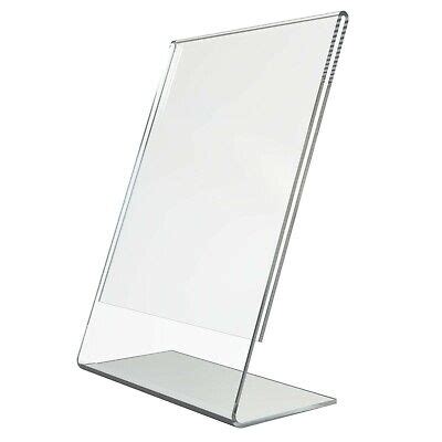 Acrylic Counter Poster Holder Perspex Leaflet Display Stand A3 A4 A5 A6 ...