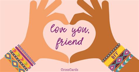 Free Love You, Friend eCard - eMail Free Personalized Friends & Family Cards Online