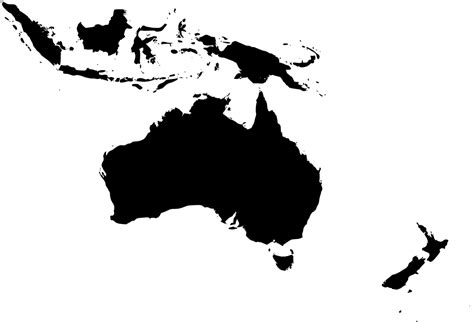 SVG > cartography oceania ocean map - Free SVG Image & Icon. | SVG Silh