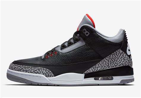 Jordan 3 Black Cement Official Images - 2018 Release Info | SneakerNews.com