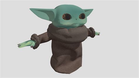 Baby Yoda - Download Free 3D model by Samuel Candin Cuadros Bolaños (@Amasacrator1) [3f4645e ...