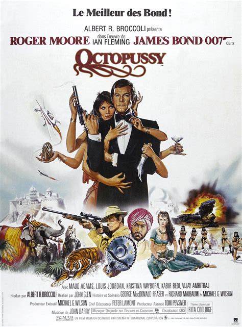 Octopussy (1983) James Bond Books, James Bond Movie Posters, Iconic Movie Posters, 007 James ...