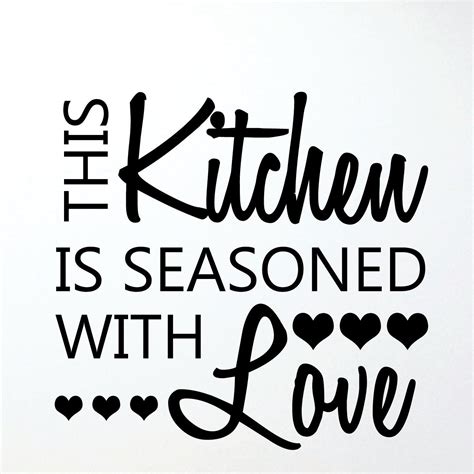 Quotes™ Seasoned with Love Honey Wall Decal | Vinyl quotes, Cricut projects vinyl, Wall decals