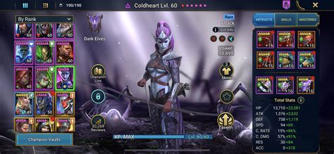 Coldheart build : r/RaidShadowLegends