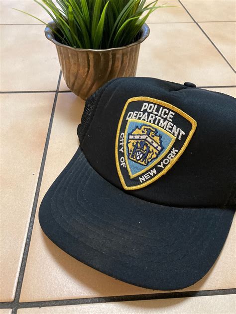 Vintage NYPD Police Dept Trucker Hat 80s | Etsy