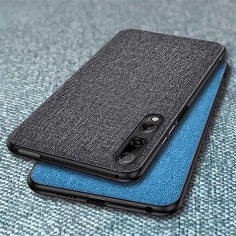 Honor 9X Cases Cloth Pattern TPU Bumper Soft Phone Case Cover for Huawei Honor 9X Pro | Phone ...