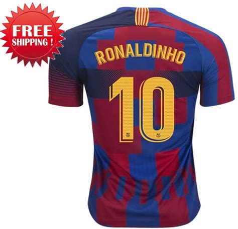 Ronaldinho #10 Barcelona FC Soccer Jersey Replica 18/19 on Storenvy