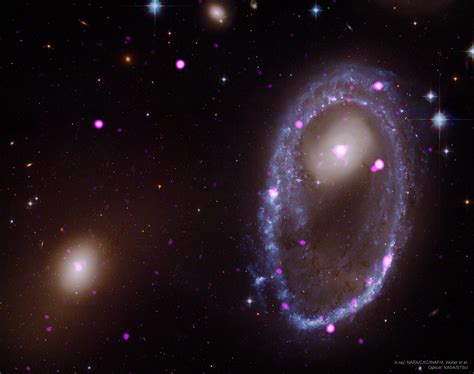 APOD: 2018 September 17 - Cosmic Collision Forges Galactic Ring