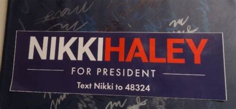 Nikki Haley 2024 Presidential Candidate Official Campaign Bumper ...