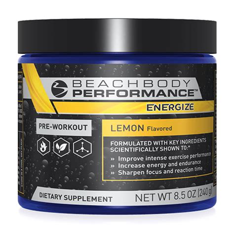 BEACHBODY PERFORMANCE™ ENERGIZE Pre-workout Formula Reviews 2020