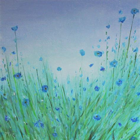 Forget Me Not Flower Painting at PaintingValley.com | Explore collection of Forget Me Not Flower ...