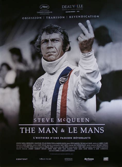 Original Steve McQueen The Man and Le Mans Movie Poster