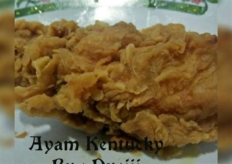 Resep Ayam Kentucky oleh Dapur Cincin - Cookpad