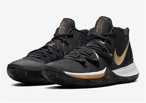 Nike Kyrie 5 Black Gold White AO2918-007 | SneakerNews.com