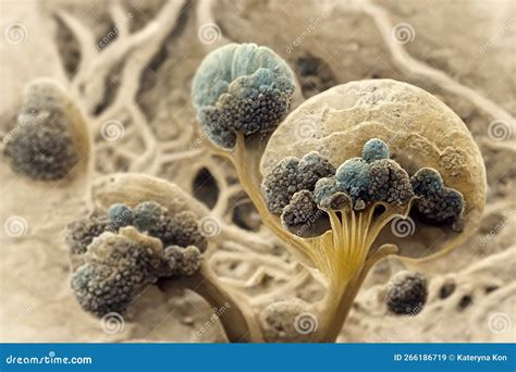 Microscopic Fungi Malassezia Furfur Royalty-Free Illustration | CartoonDealer.com #167892318