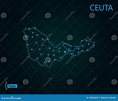 Map of Ceuta. Vector Illustration. World Map Stock Illustration ...