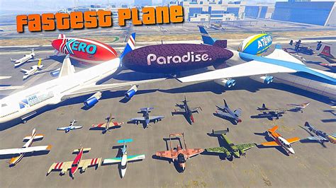 GTA V Online What is the fastest plane / jet | Full speed - FreeModLoad