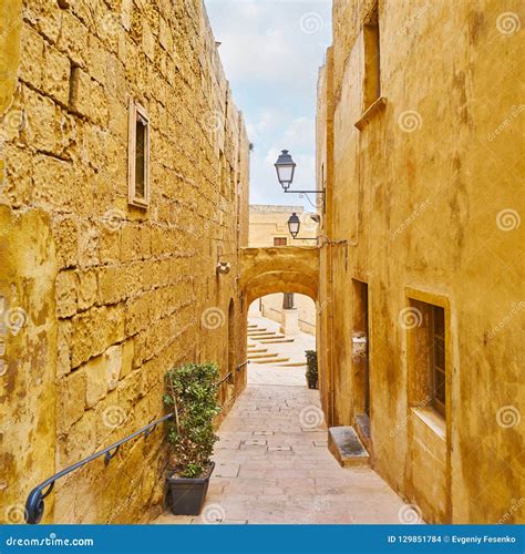 Architecture of Rabat, Gozo, Malta Stock Photo - Image of ruins, castello: 129851784