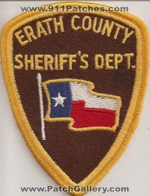 Texas - Erath County Sheriff's Department (Texas) - PatchGallery.com Online Virtual Patch ...