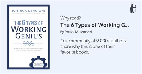 Why read The 6 Types of Working Genius?