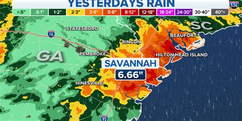 Savannah, Georgia, obliterates 136-year-old rainfall record | Fox Weather