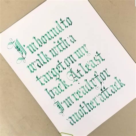 Blackletter : r/Calligraphy