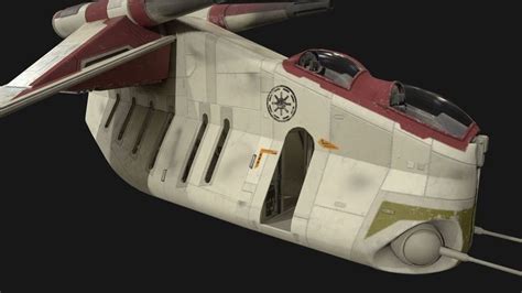 Star Wars - LAAT | 3D model | Star wars vehicles, Star wars ships, Star ...