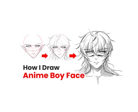 How To Draw A Anime Boy Face