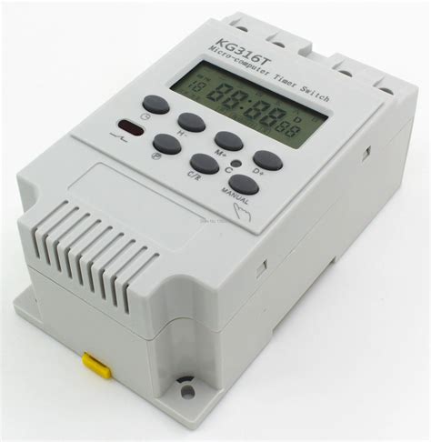 KG316T AC 220V 10A digital time switch 220VAC weekly programmable ...