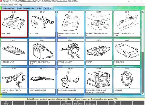 Lexus Parts Catalog With Part Numbers