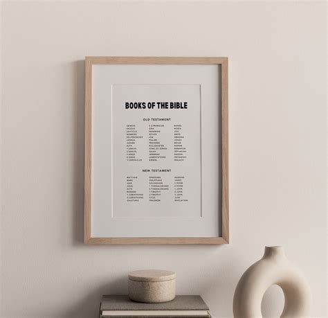 Books of the Bible Poster Books of the Bible Printable - Etsy