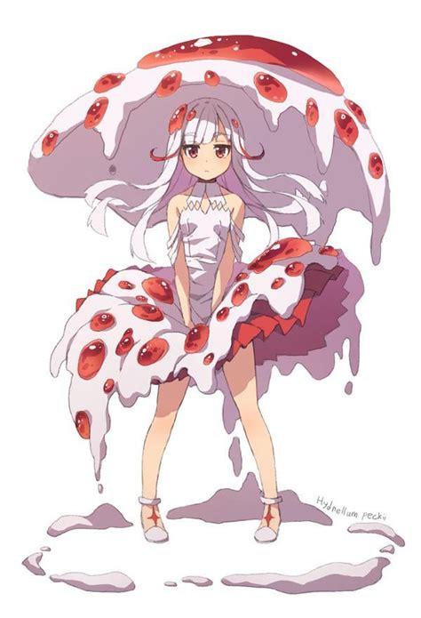 Mushroom Girl #38 - Bleeding Tooth Fungus : r/Mushrooms