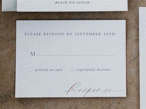 Template For Rsvp Cards For Wedding