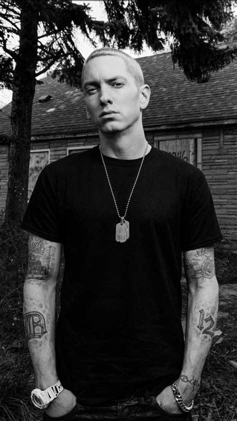 Eminem black and white | Eminem wallpapers, Eminem rap, Eminem music