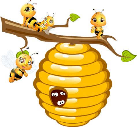 #bees #hive #honey - Bee Clipart - Png Download - Full Size Clipart (#4062423) - PinClipart