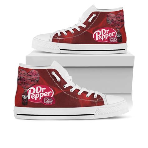 Dr. Pepper Shoes, Dr. Pepper High Top Sneaker, Soda Pop Fan Converse Style Hightop, Custom Shoe ...