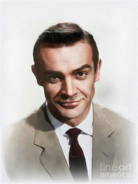 Sean Connery, Actor Painting by John Springfield - Fine Art America