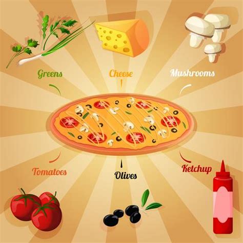 Pizza ingredients clipart flyer cheese pictures on Cliparts Pub 2020! 🔝