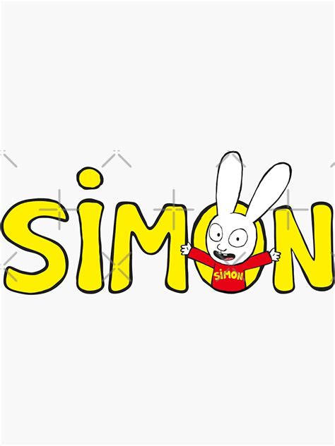 "Simon Logo" Sticker for Sale by davidmm99 | Redbubble