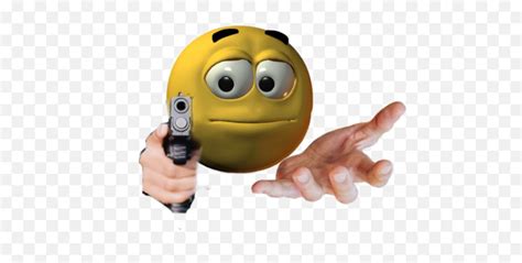 Excuse Me Sir Gun Meme Emoji Face Discord - IMAGESEE