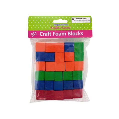 Bulk Buys CC889-12 Craft Foam Blocks - Walmart.com - Walmart.com