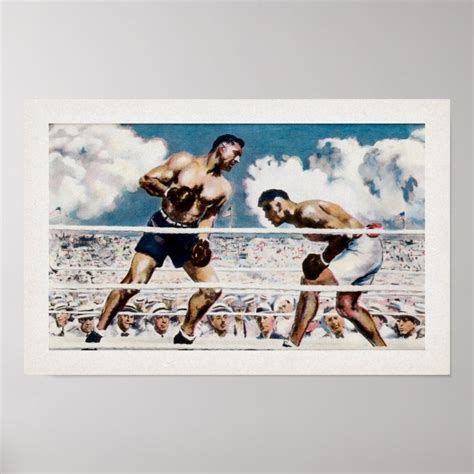 Vintage Jack Dempsey vs Jess Willard 1919 Poster | Zazzle