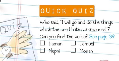 1 Nephi: Review Ideas - Teaching Children the Gospel