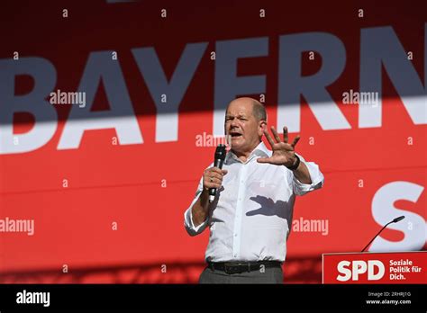 Olaf SCHOLZ. Election campaign start of the Bavaria SPD with Federal ...