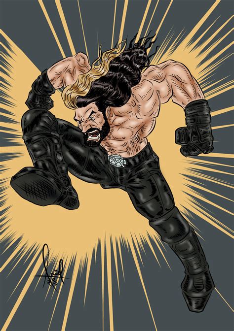 Seth Rollins by azzh316 on DeviantArt