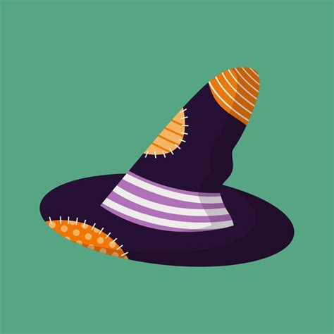 Premium Vector | Hand drawing Halloween witch hat