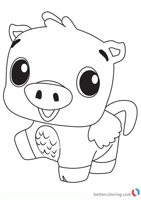 Pigpiper from Hatchimals Coloring Pages - Free Printable Coloring Pages