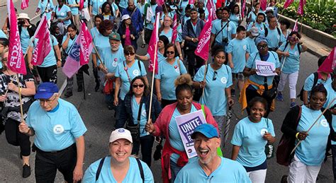 Hundreds of Local 79 members march in the 2019 Labour Day Parade | CUPE