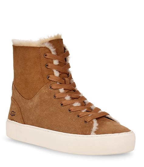 UGG Beven Suede Hightop Sneakers - Amphora 9.5M | Cute womens shoes ...